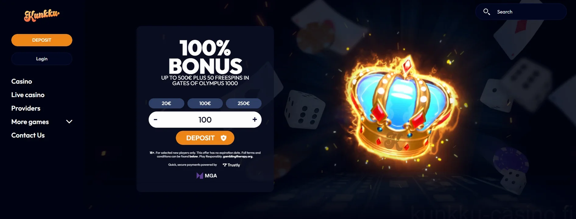 Kunkku Casino Gaming